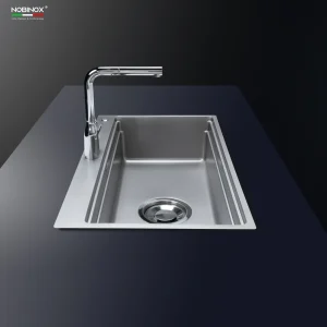 CHẬU RỬA BÁT 1 HỐ NOBINOX LIRA NJ560D